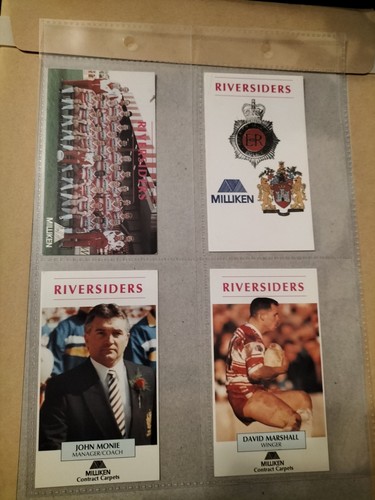 Rugby league trade card - league,
