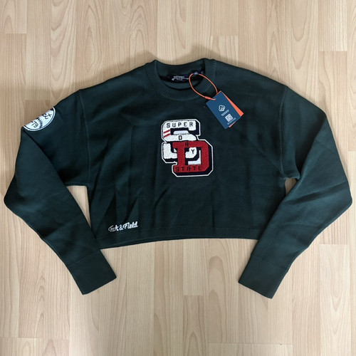 Superdry green crew - superdry,