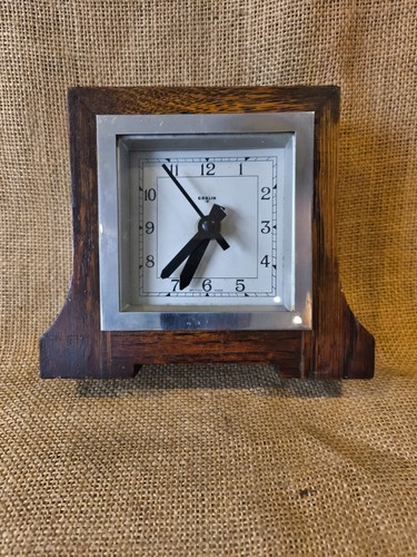 Vintage wood goblin clock - vintage,