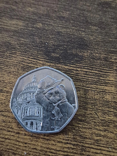 Rare 2019 50p paddington bear - rare,