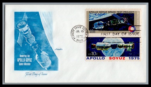 Fdc 1569 1570 10c apollo - us,