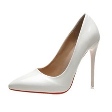 Women Mens Stiletto Crossdresser High Heel Ladies Pumps Pointed Court Shoe UK9