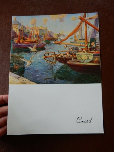 Cunard menu rms queen - ,