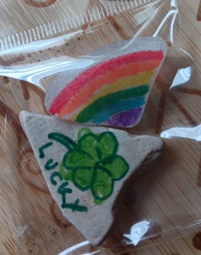 Lucky rainbow shamrock - rainbow,