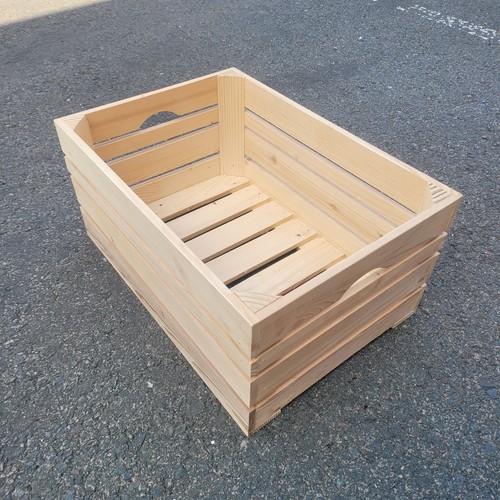 Wooden large crate 46x32x22cm - large,