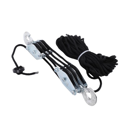 Rope hoist pulley system - pulley,