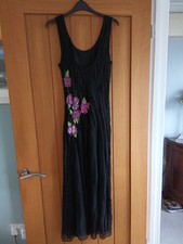 Berertex long black dress size