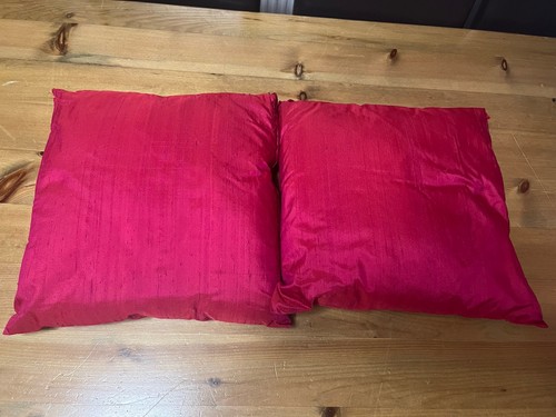 Raw silk luxury - luxury, red