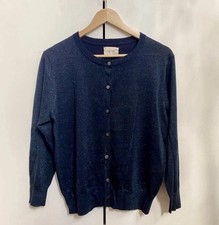 IRIS Lurex Blue Cardigan Glitter Partywear NWOT