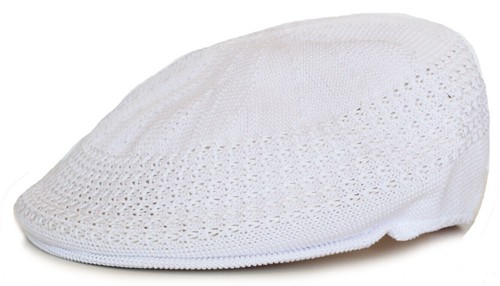 Mens white bowling cap - white, bowls