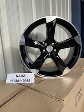 SINGLE 18" AUDI ROTA STYLE ALLOY WHEEL - VW GOLF / BORA / JETTA MK4 - 5x100