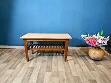 Vintage Formica Kitchen Coffee Table 1950 Mid Century Teak White Retro