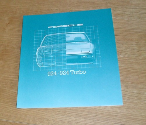 Porsche 924 brochure - brochure, 1979-1980