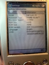 Vintage Pocket PC Dell Axim X5 Windows Mobile PDA Working - Unit only