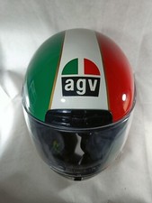 Rare Agv Q3 Giacomo Ago Agostini Goodwood Replica Motorcycle Motorbike helmet