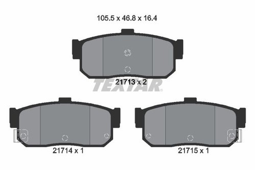 2171301 brake pad set disc - 2171301,