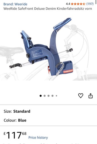 Weeride front bike - weeride, seat