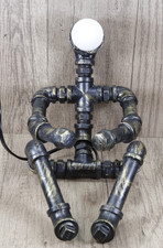 Retro Table Sitting Robot Lamp