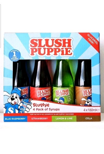 Slush puppie syrup set pack - slush, 4