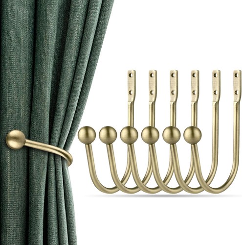 6pcs curtains holdbacks holder - holdbacks,