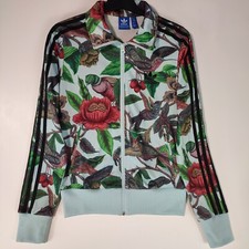 Adidas Originals Battle Of the Birds Floral Tracksuit Top Jacket | Women's UK 8