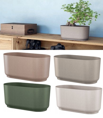 Plant pot trough long - trough, plastic