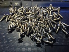 19x Chrome Scratchplate Screws