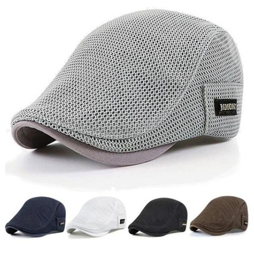 Men beret hat mesh - men,