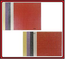 4 HANDMADE MOSAIC FAUX LEATHER