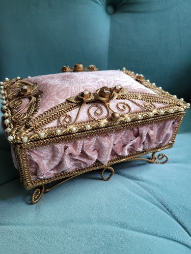 Vintage wired gold filigree - wired,