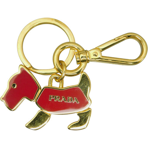 Prada bag charm keyring - prada,