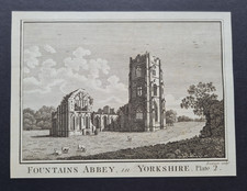 Antique 1786 print - Fountains