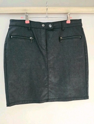 Next black metallic mini skirt - next,
