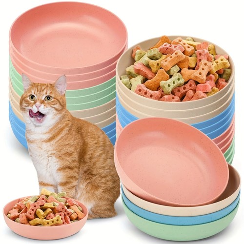 Pack shallow cat bowls - 4-pack,