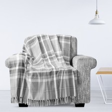 Large Cotton Throw For Sofa Bed Settee Blanket Armchair,150 X 200cm-In 5 Colours