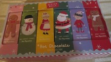 Sleigh Bells Hot Chocolate Crackers Gift Set 6 Flavours Festive Stocking Filler