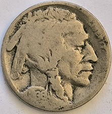 1936 Buffalo Nickel - 5c Cents