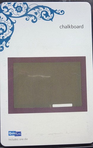 Quickutz chalkboard - 4",