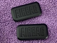 BMW E87 E90 E92 A Pillar Post Airbag Screw Head Cap Covers M Sport BLACK 8226055