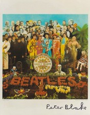 Peter Blake Signed 10x8 Inch