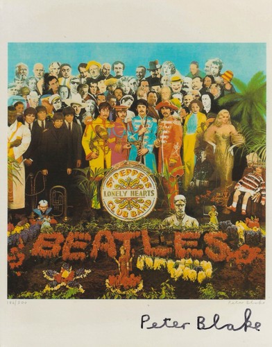 Peter blake signed 10x8 inch - peter,