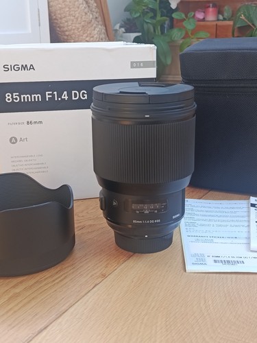 Sigma 85mm hsm - f1.4, dg