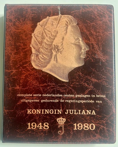 Netherlands album cent coins - netherlands,