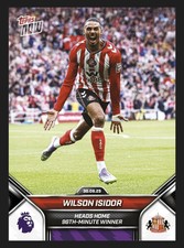 Topps Now Wilson Isidor Sunderland Base Card