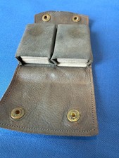 Vintage Miniature Double Deck Playing Cards in Leather Travel Case – c.1950s