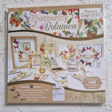 Hunkydory Craft Stacks - Butterfly Botanica - 300GSM Die-cut topper Sheets.