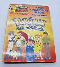 Artbox Action Flipz Pokemon Vintage G1 Series 1 Sticker Album + 138 Stickers