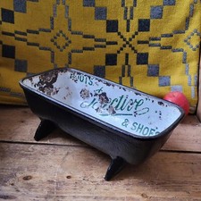Antique Boots Chemist Cast Iron Enamel Trough
