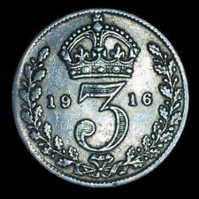 Silver Threepence. George V. 1911-19. Choice of year.