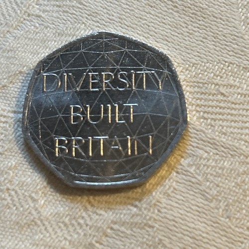 Diversity built britain 50p - diversity,